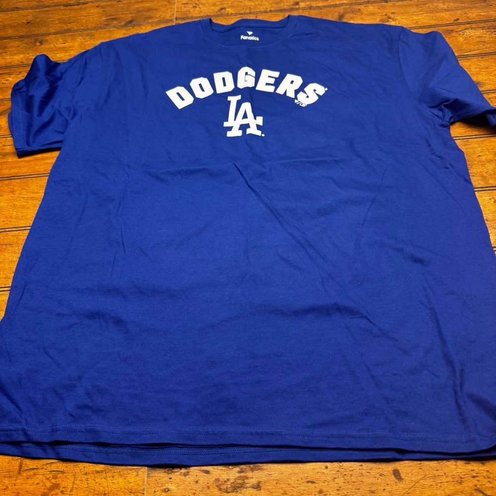 Fanatics Los Angeles Dodgers T-Shirt Mens XL Royal Blue Frankie 02 Graphic‎ Tee